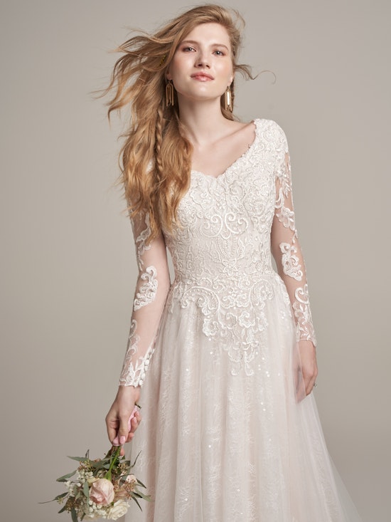 Rebecca Ingram A Line Wedding Dress Shauna Leigh 22RK526B01 Alt1