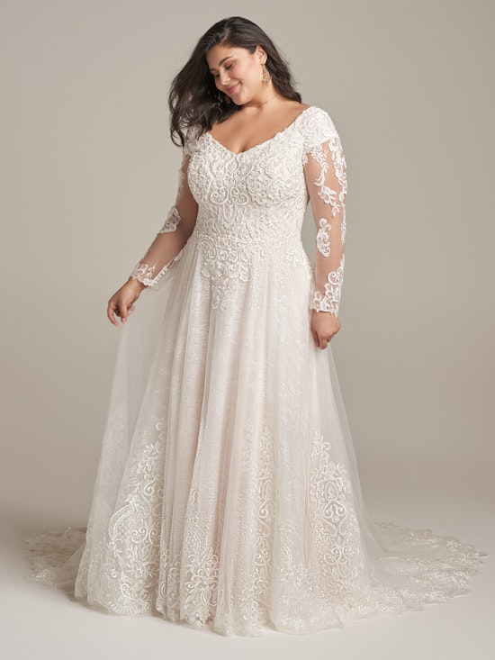 Rebecca Ingram A Line Wedding Dress Shauna Leigh 22RK526B01 Alt3