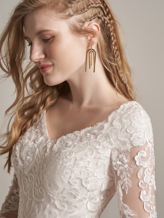 Rebecca Ingram A Line Wedding Dress Shauna Leigh 22RK526B01 Alt6