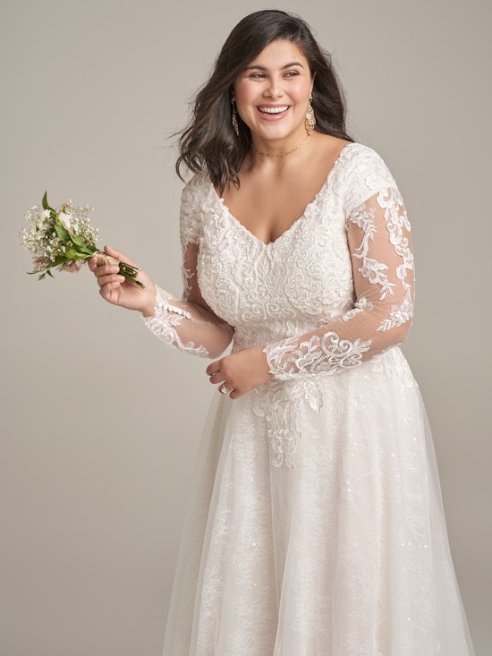 Rebecca Ingram A Line Wedding Dress Shauna Leigh 22RK526B01 Alt9