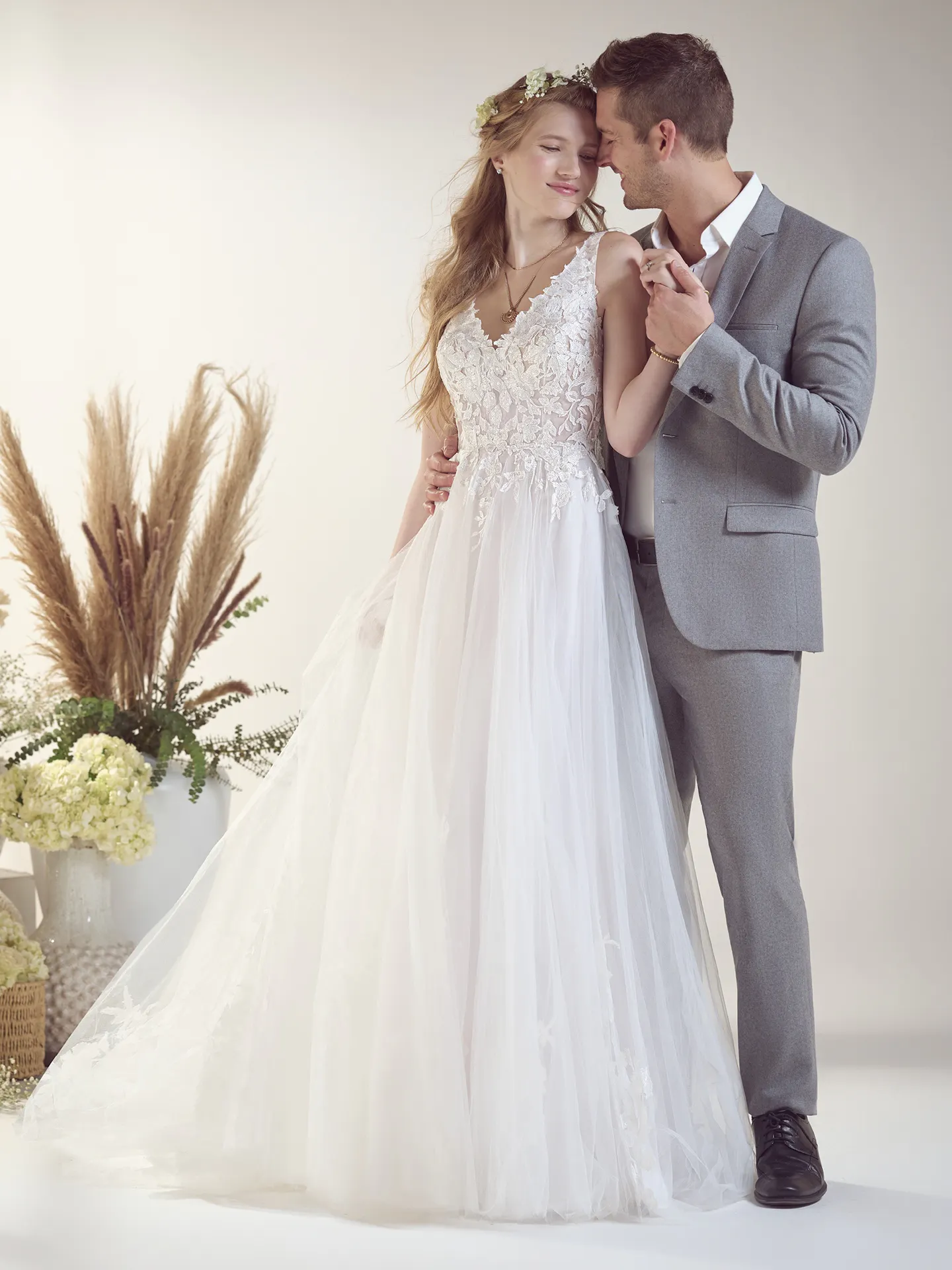 Rebecca Ingram A Line Bridal Gown Stephanie 22RS909A01 Alt1