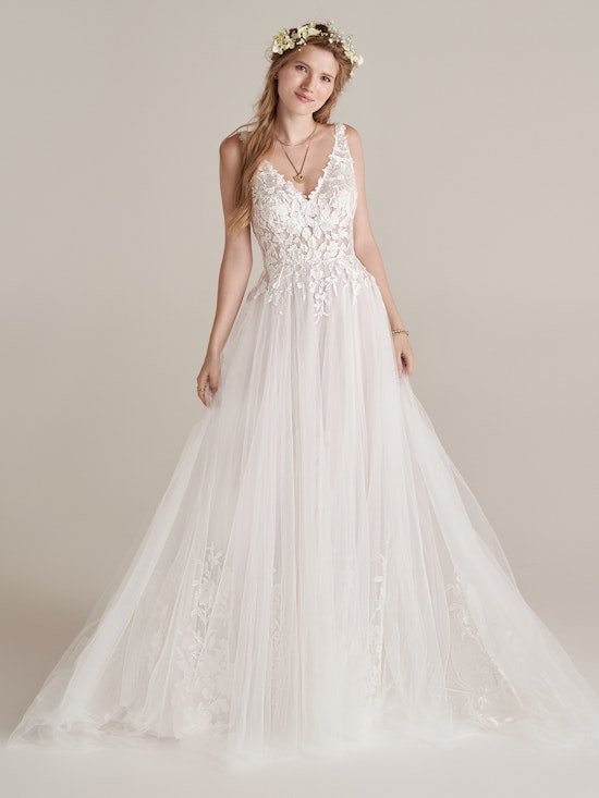 Rebecca Ingram A Line Bridal Gown Stephanie 22RS909A01 Alt3