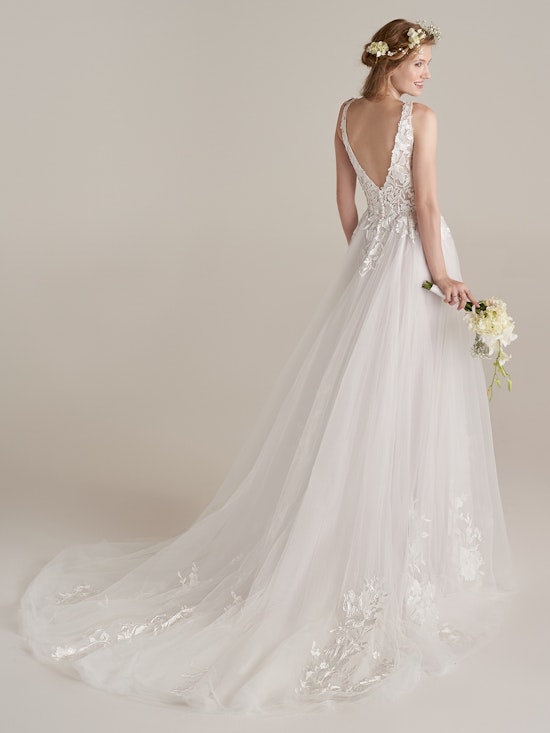 Rebecca Ingram A Line Bridal Gown Stephanie 22RS909A01 Alt4