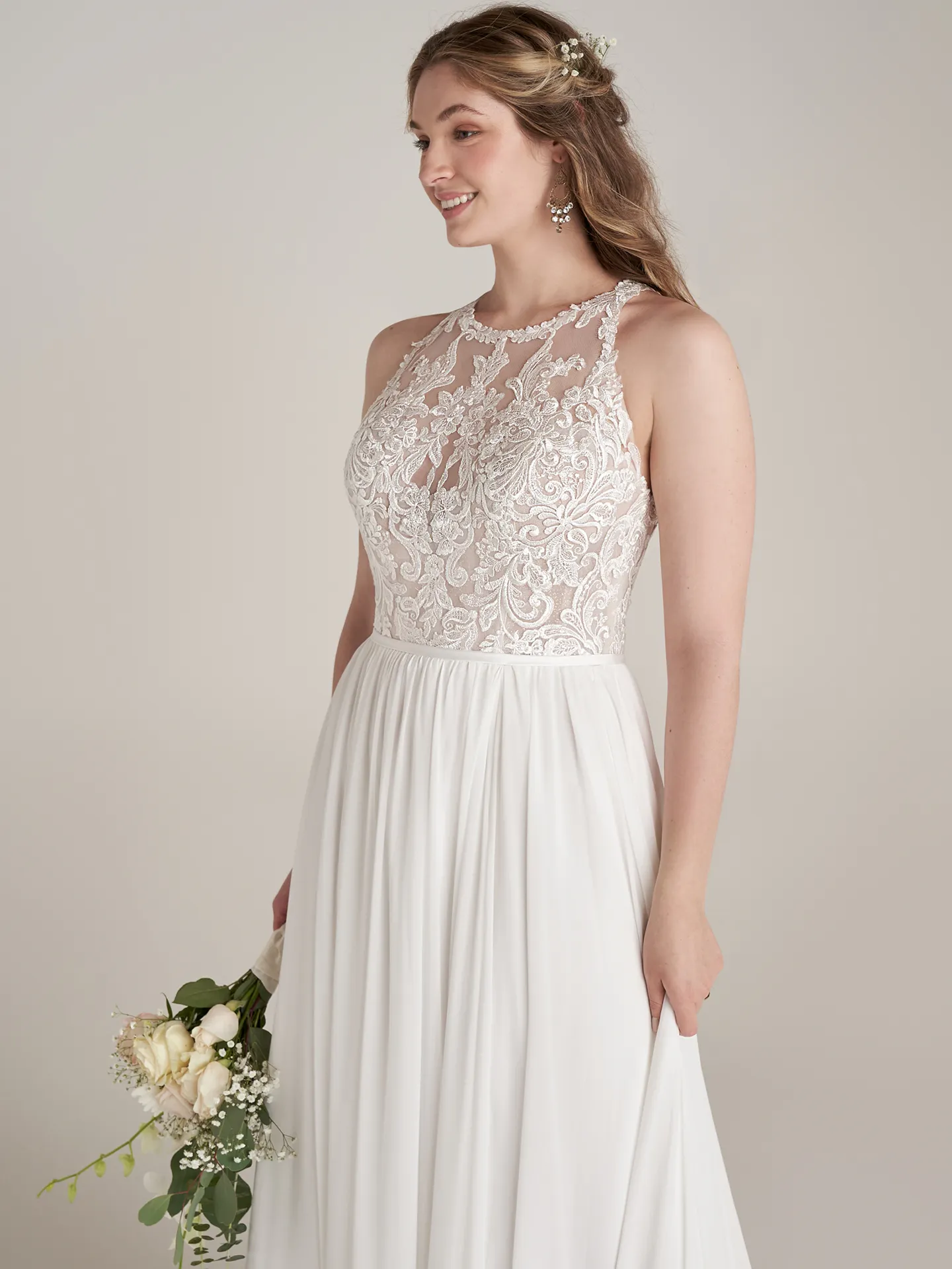 Rebecca Ingram Sheath Wedding Dress Tasha 22RS914A01 Alt3