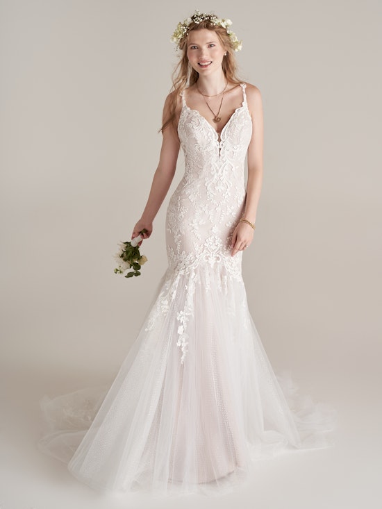 Rebecca Ingram Mermaid Wedding Dress Wendi 22RC600A01 Alt6