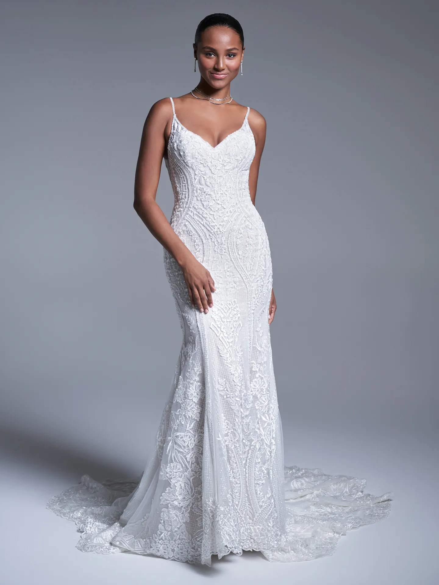 Sottero and Midgley Fit and Flare Wedding Dress Bailey 22SK903A01 Alt5