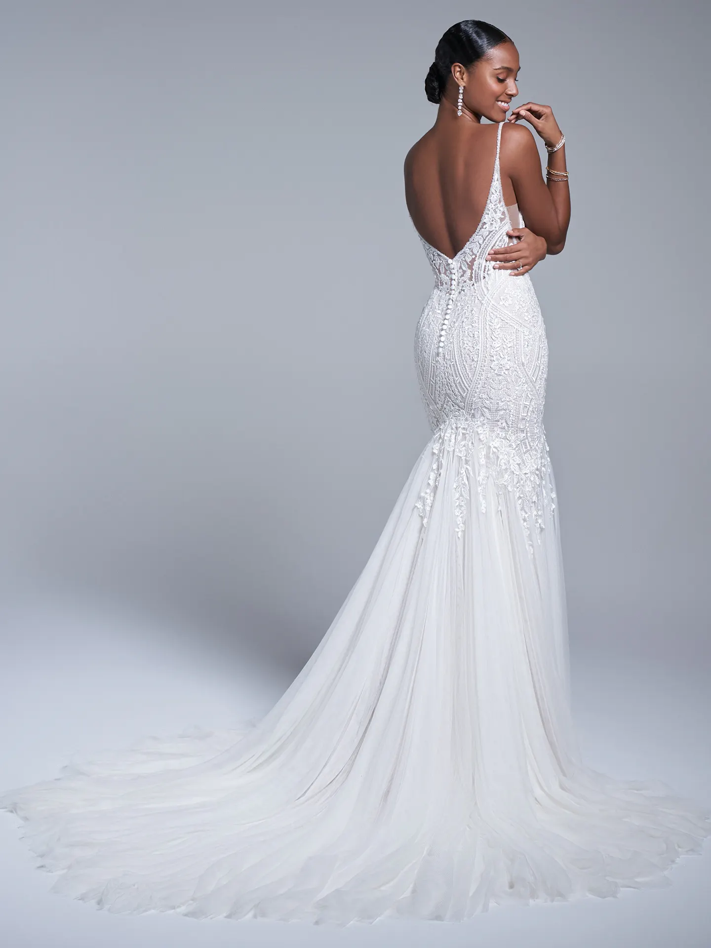 Sottero and Midgley Fit and Flare Wedding Dress Bailey Lane 22SK903B01 Alt7