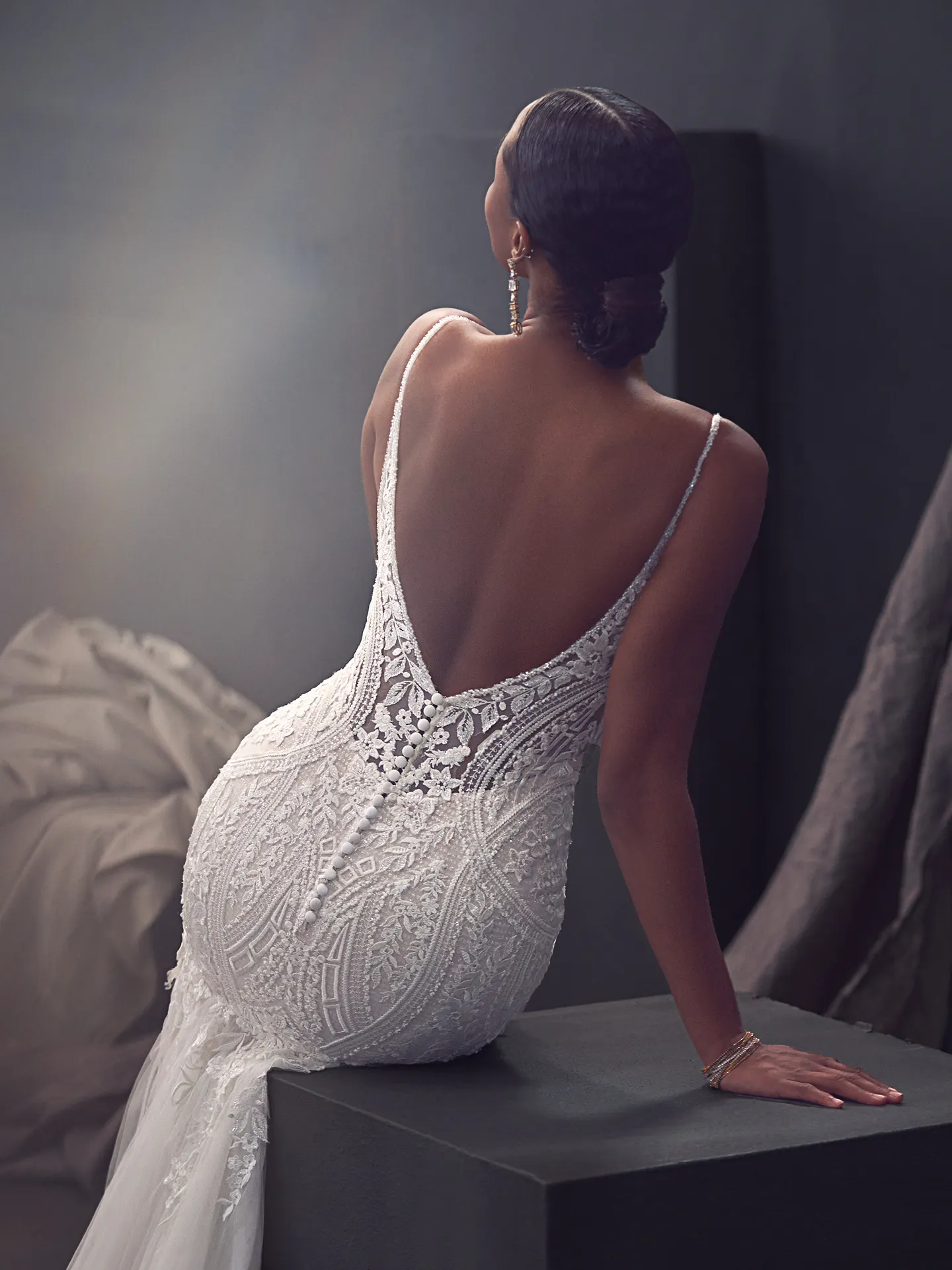 Sottero and Midgley Fit and Flare Wedding Dress Bailey Lane 22SK903B01 Main