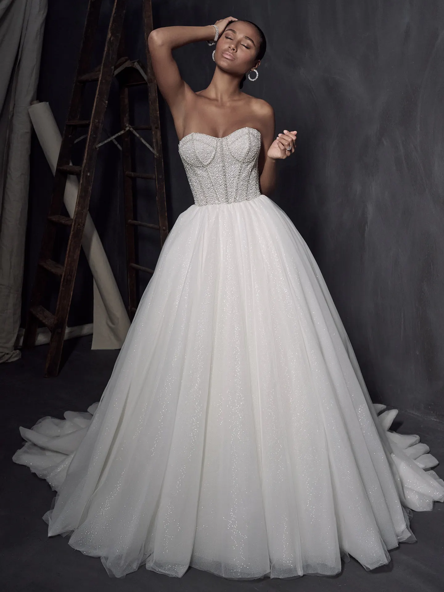 Sottero and Midgley Ball Gown Wedding Dress Elton 22SK997A01 Alt1