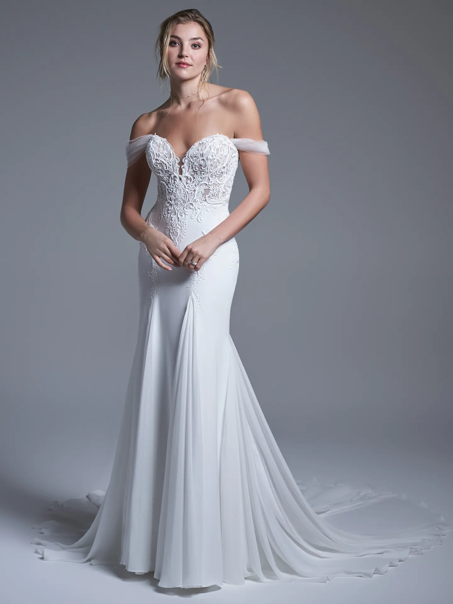 Sottero and Midgley Fit and Flare Wedding Dress Giovannetta 22SW924A01 Alt3