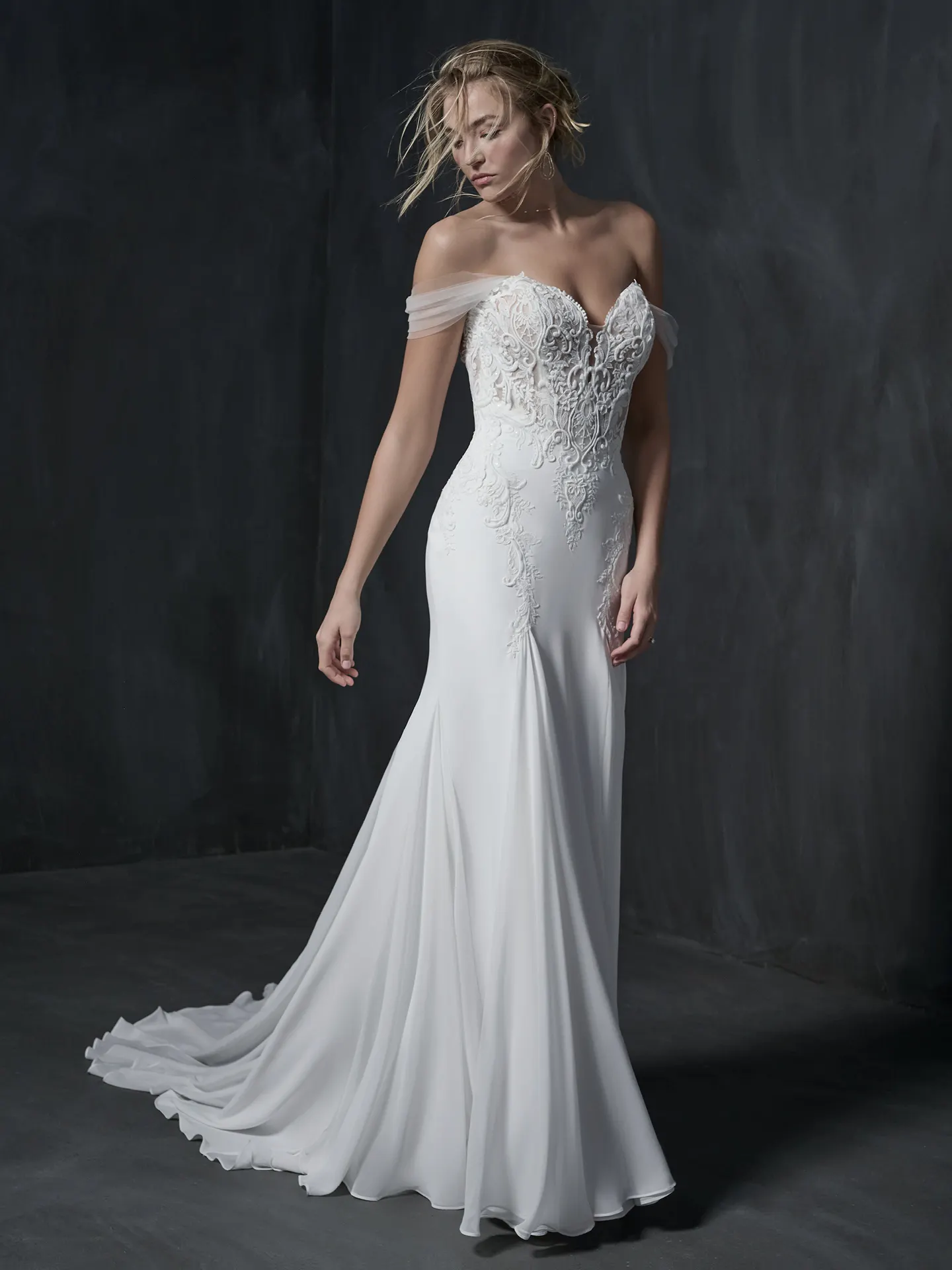 Sottero and Midgley Fit and Flare Wedding Dress Giovannetta 22SW924A01 Alt5
