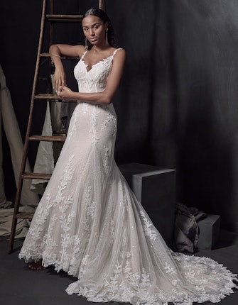 Sottero and Midgley A Line Wedding Dress Ivana 22SC950A01 Main