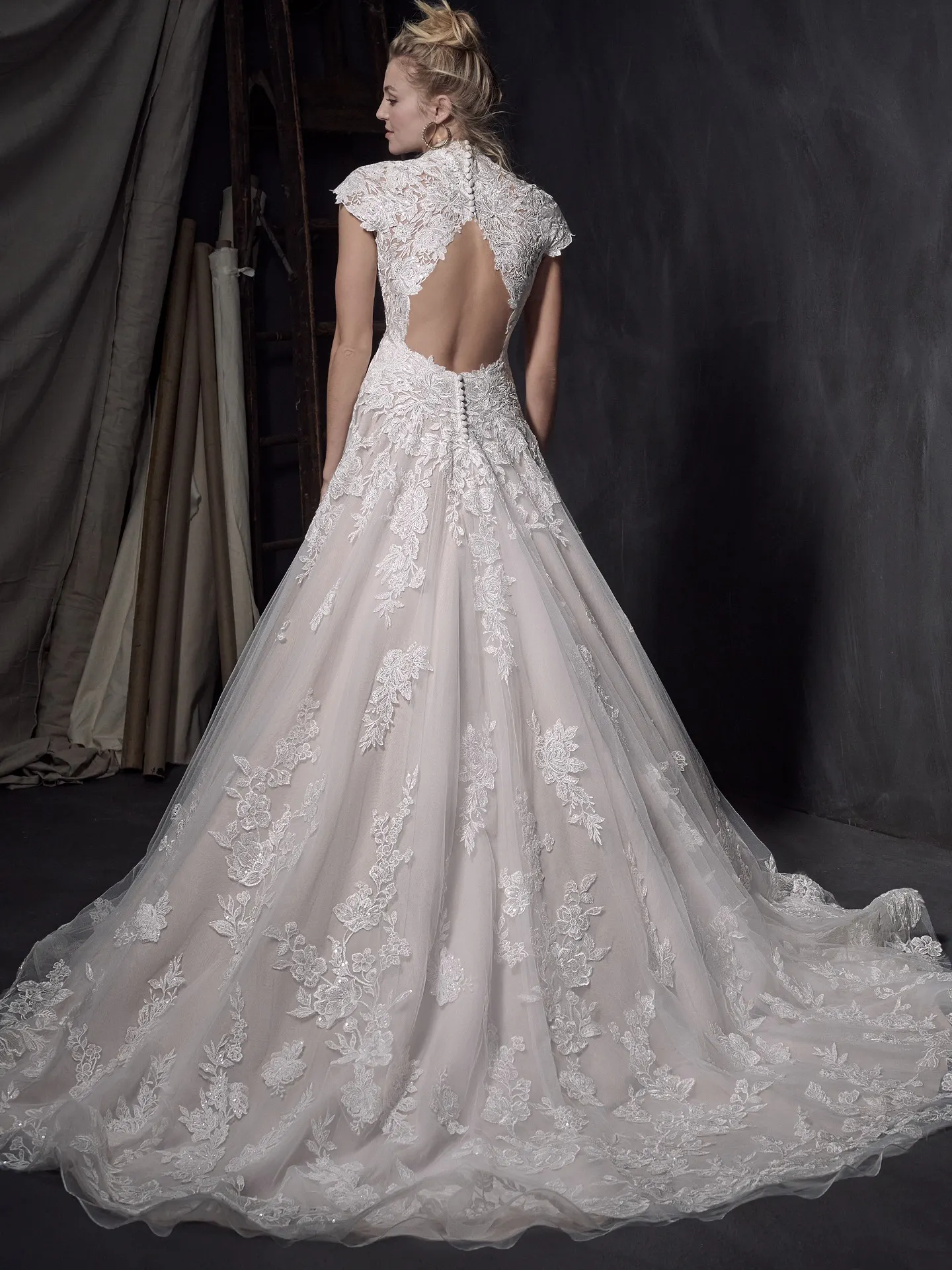 Sottero and Midgley A Line Wedding Dress Kingsley 22SC996A01 Alt1