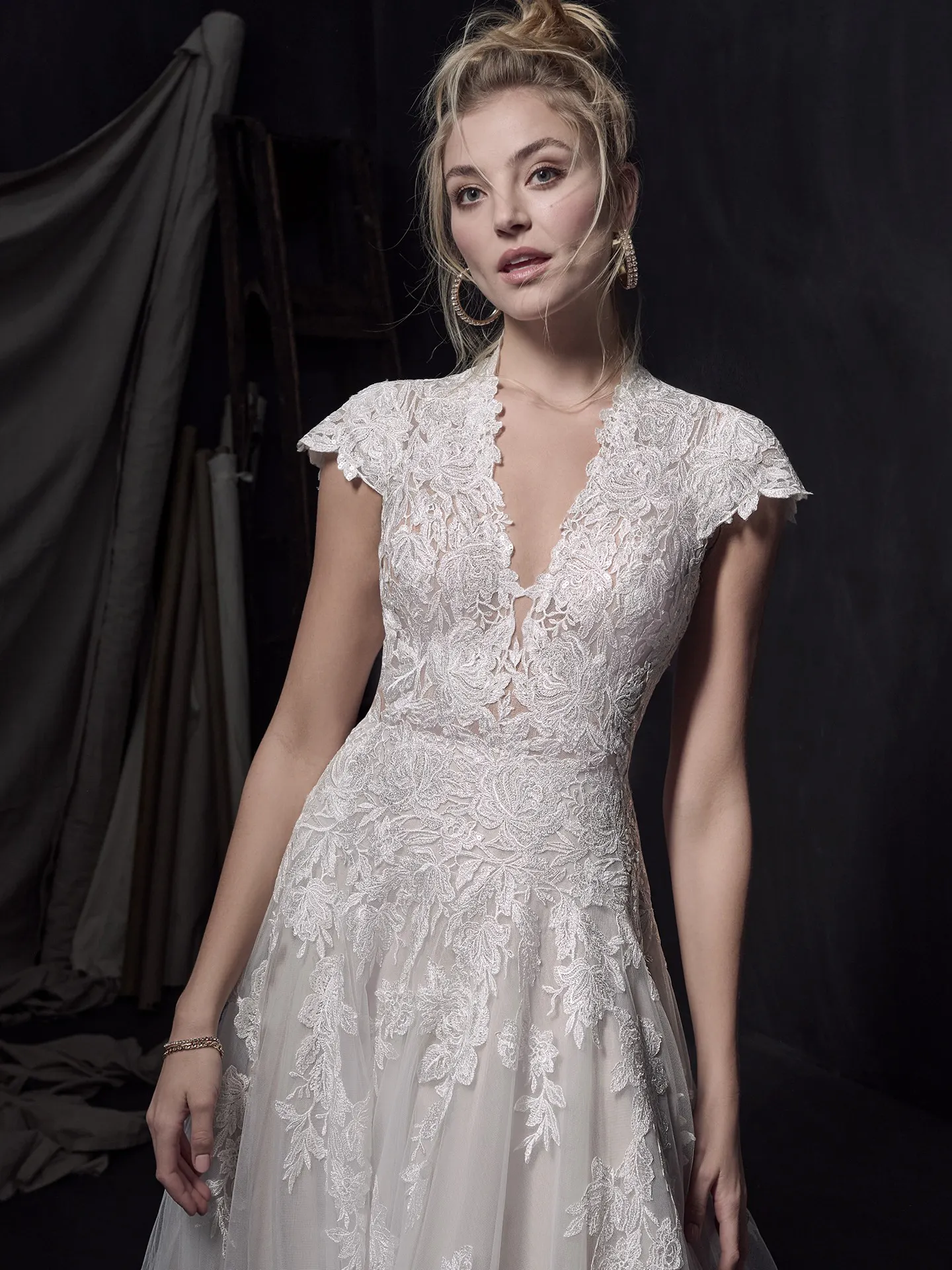 Sottero and Midgley A Line Wedding Dress Kingsley 22SC996A01 Alt2