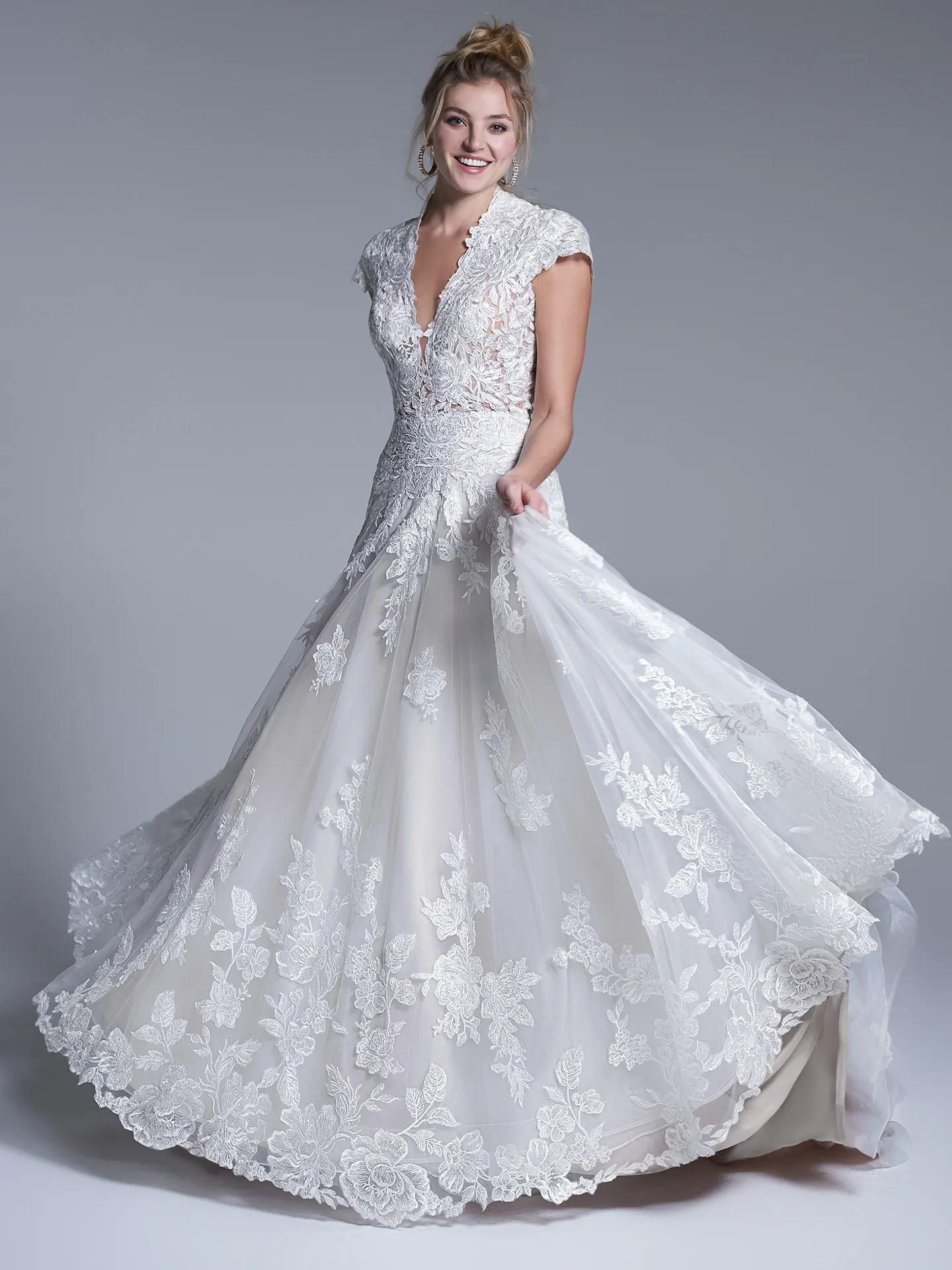 Sottero and Midgley A Line Wedding Dress Kingsley 22SC996A01 Alt3