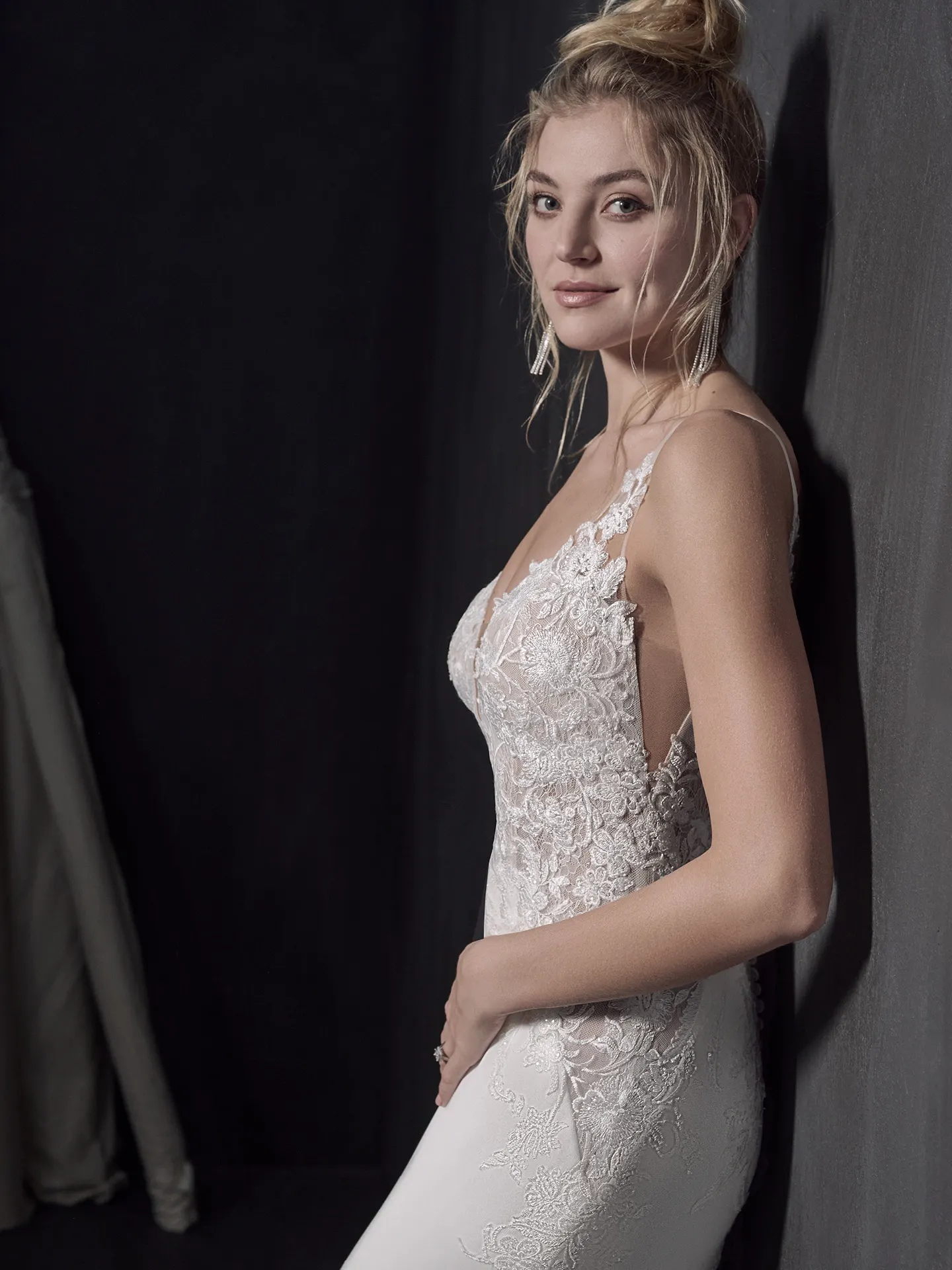 Sottero and Midgley Fit and Flare Wedding Dress Octavia 22SK986A01 Alt1