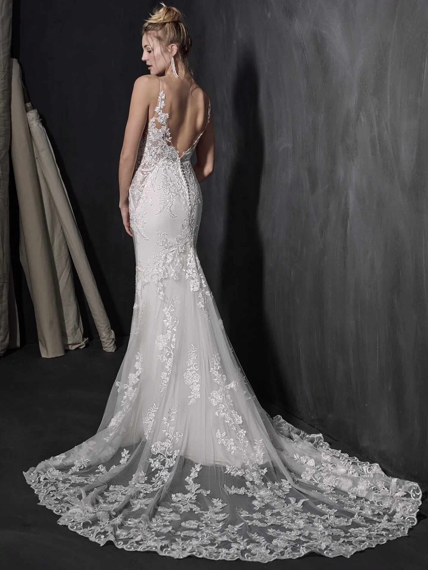 Sottero and Midgley Fit and Flare Wedding Dress Octavia 22SK986A01 Main
