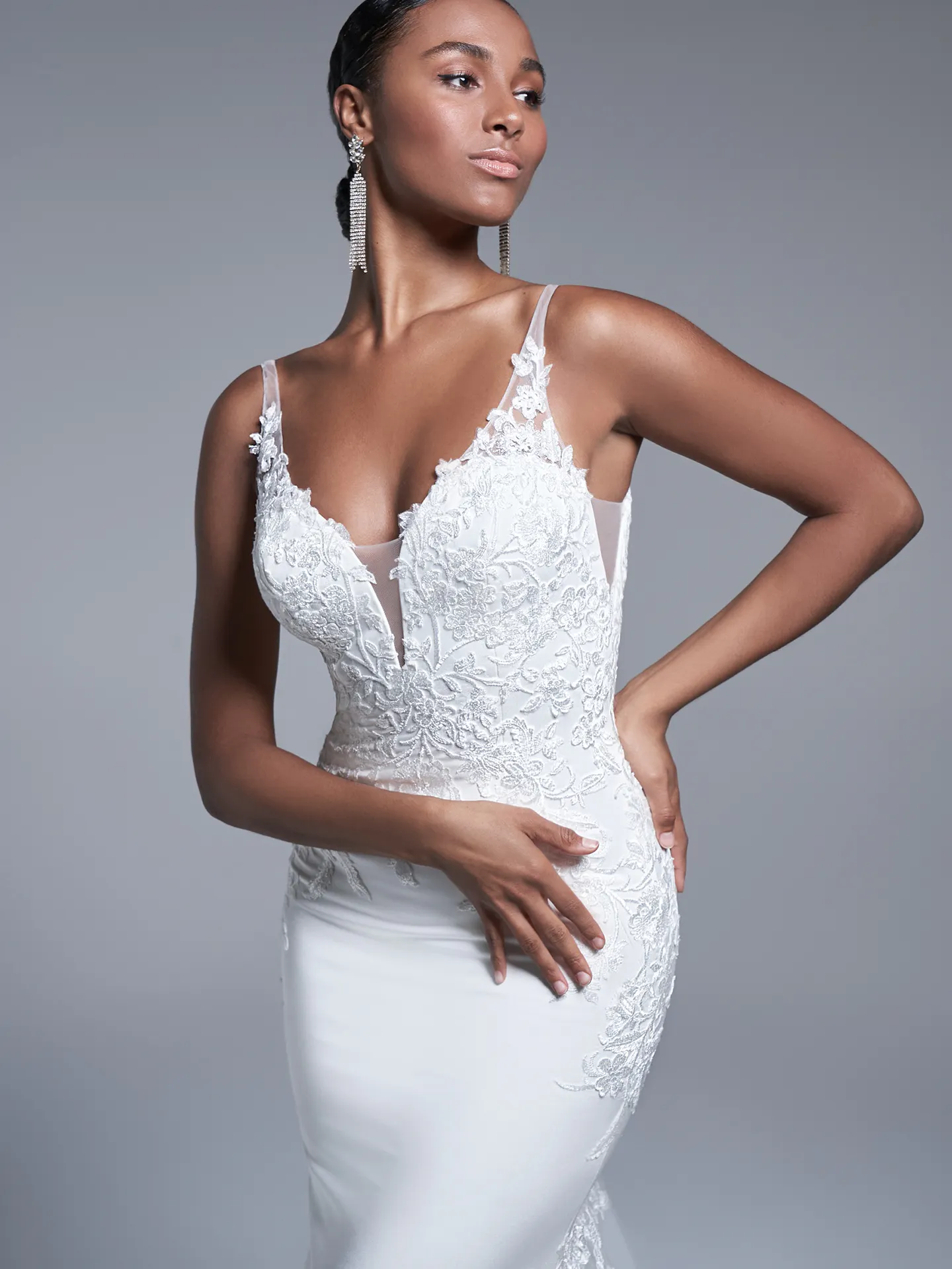 Sottero and Midgley Fit and Flare Wedding Dress Octavia 22SK986B01 Alt6