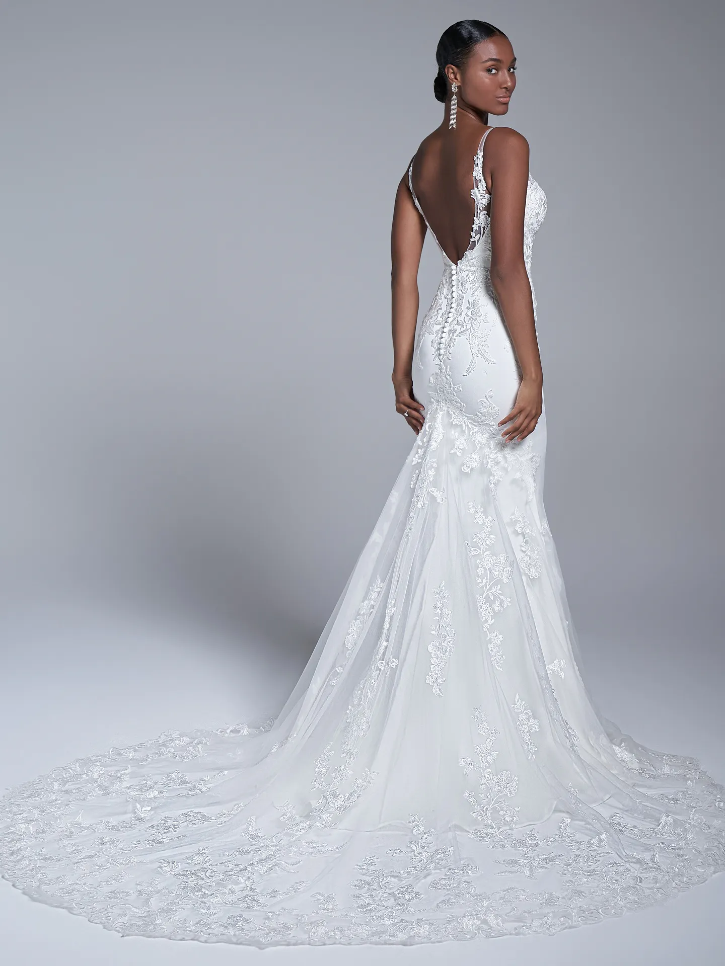 Sottero and Midgley Fit and Flare Wedding Dress Octavia 22SK986B01 Alt8