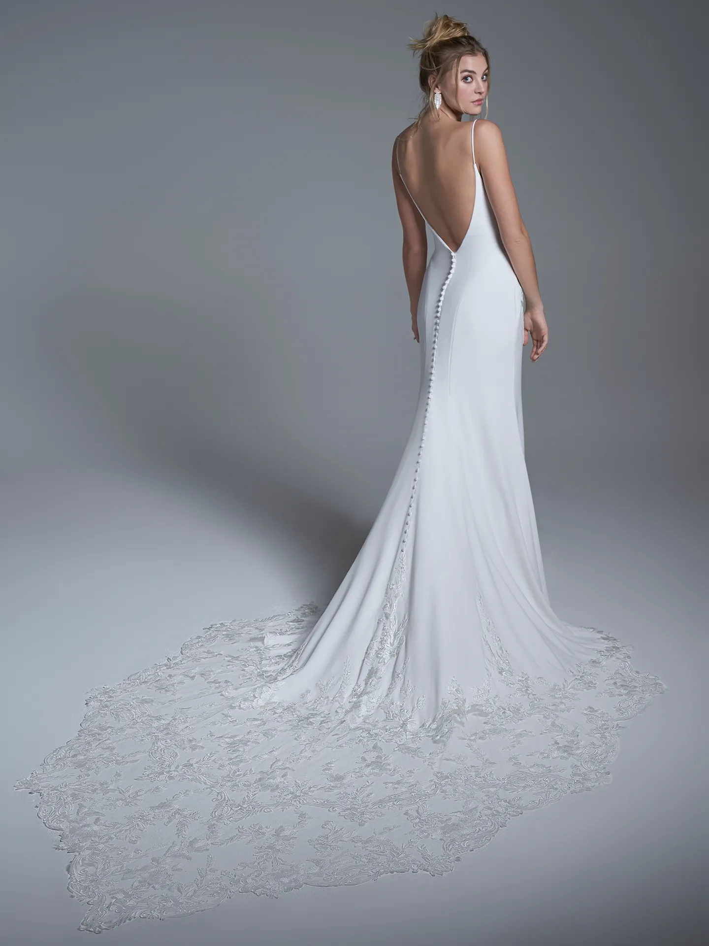 Sottero and Midgley Fit and Flare Wedding Dress Tanner 22SW993A01 Alt3
