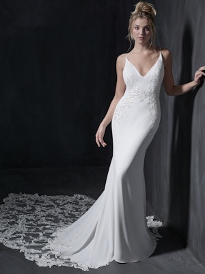 Sottero and Midgley Fit and Flare Wedding Dress Tanner 22SW993A01 Main