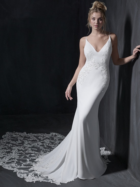 Sottero and Midgley Fit and Flare Wedding Dress Tanner 22SW993A01 Main