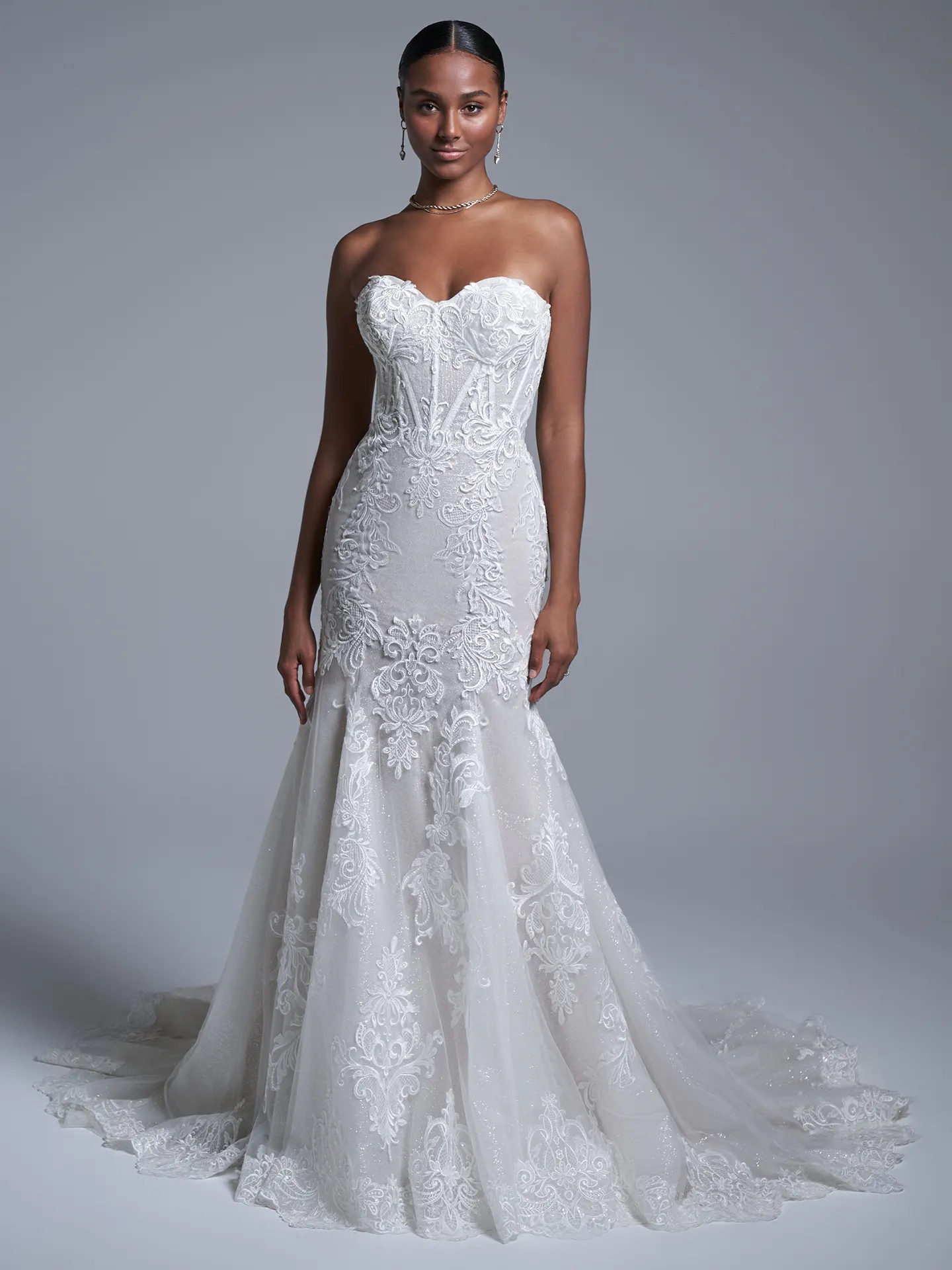 Sottero and Midgley Fit and Flare Wedding Dress Walker 22SC955A01 Alt5