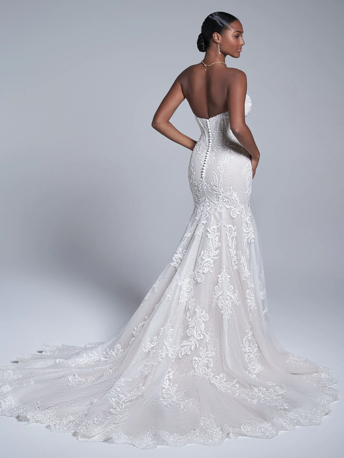 Sottero and Midgley Fit and Flare Wedding Dress Walker 22SC955A01 Alt6