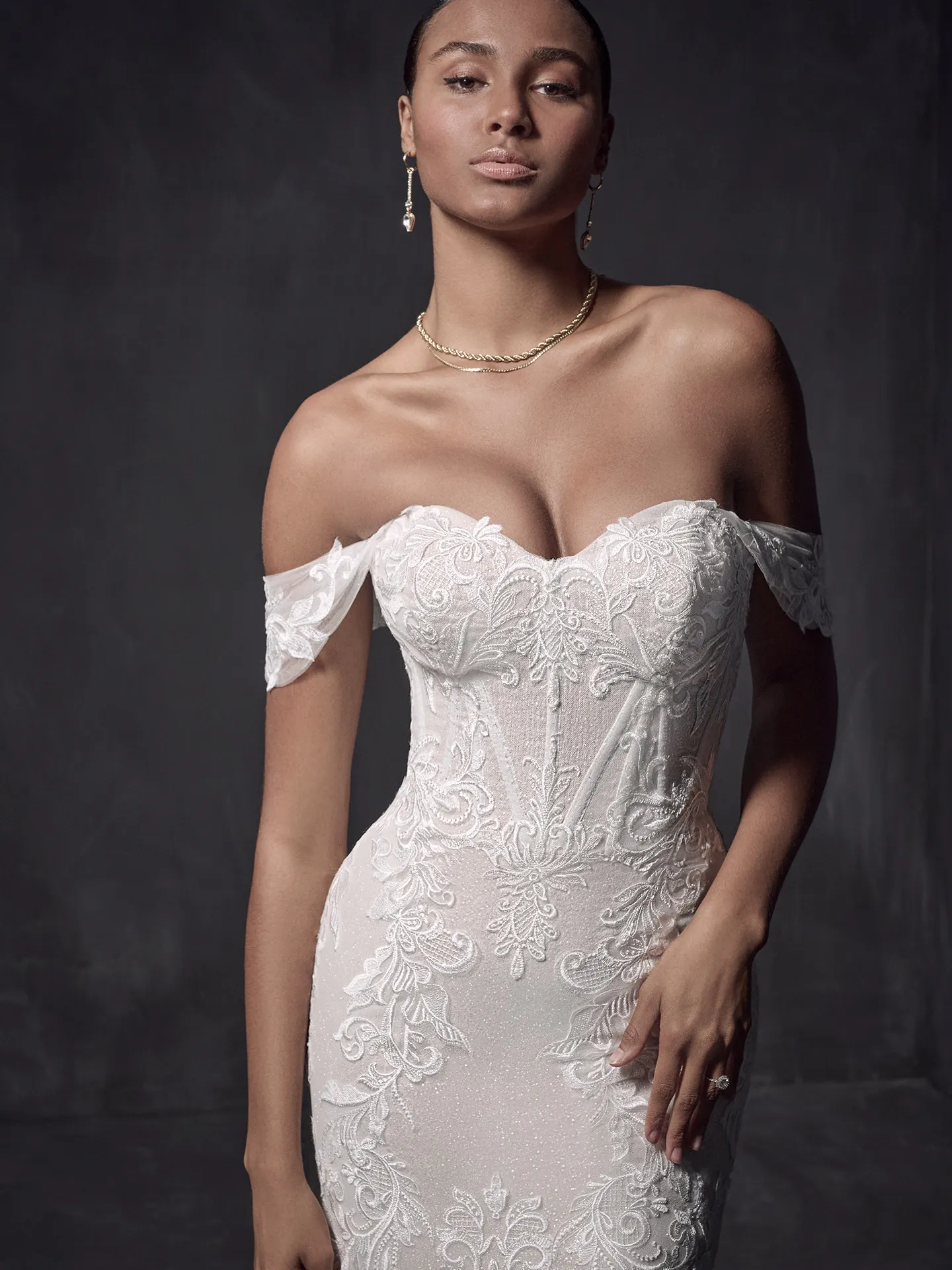Sottero and Midgley Fit and Flare Wedding Dress Walker 22SC955A01 Alt8