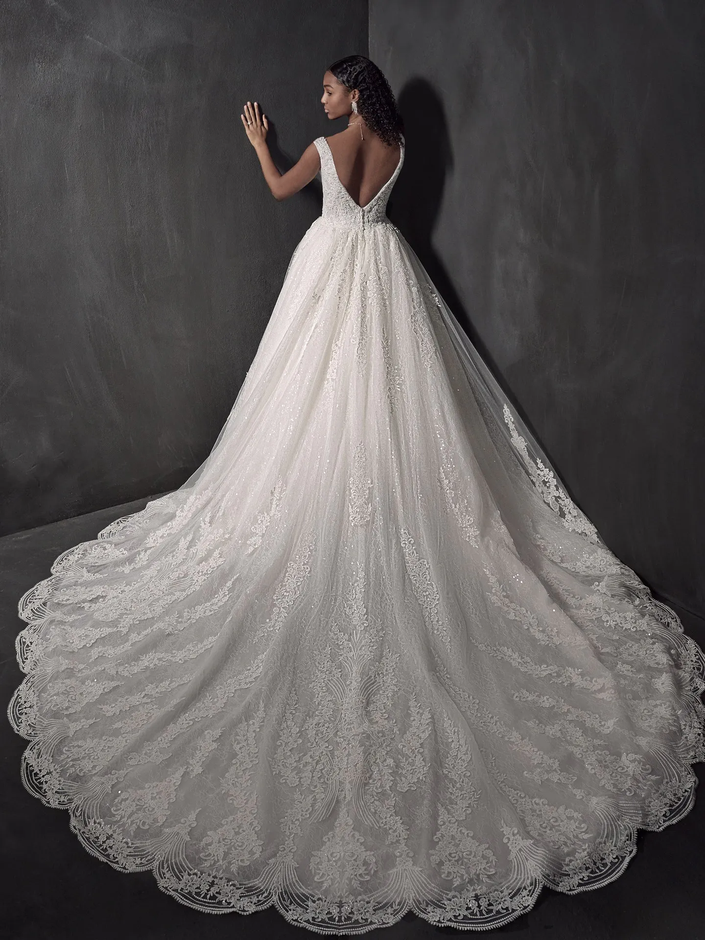 Sottero and Midgley Ball Gown Wedding Dress Zachary 22SV959A01 Alt2