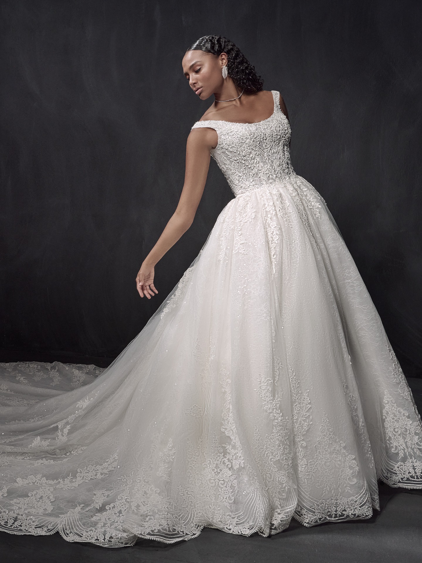 Lace plus size wedding dress | IGIGI.com