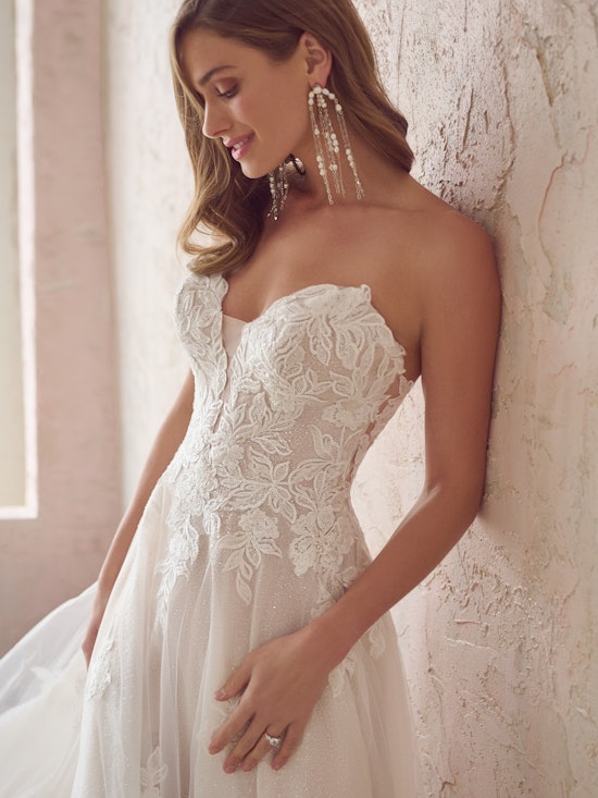 Maggie Sottero A Line Wedding Dress Britney 22MC932A01 Alt1