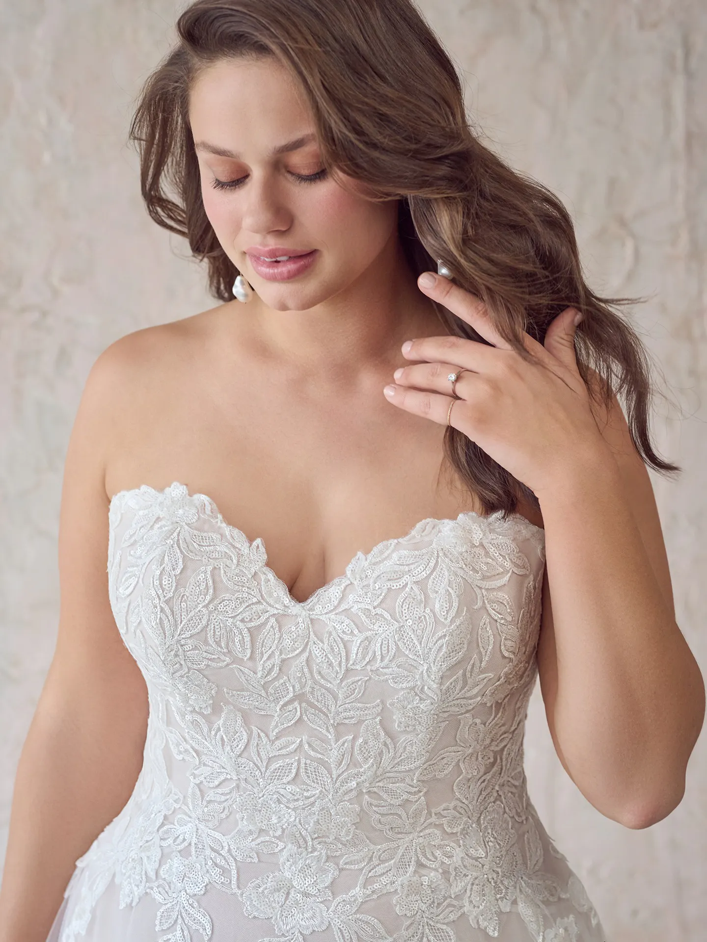 Maggie Sottero A Line Wedding Dress Britney 22MC932A01 Alt3