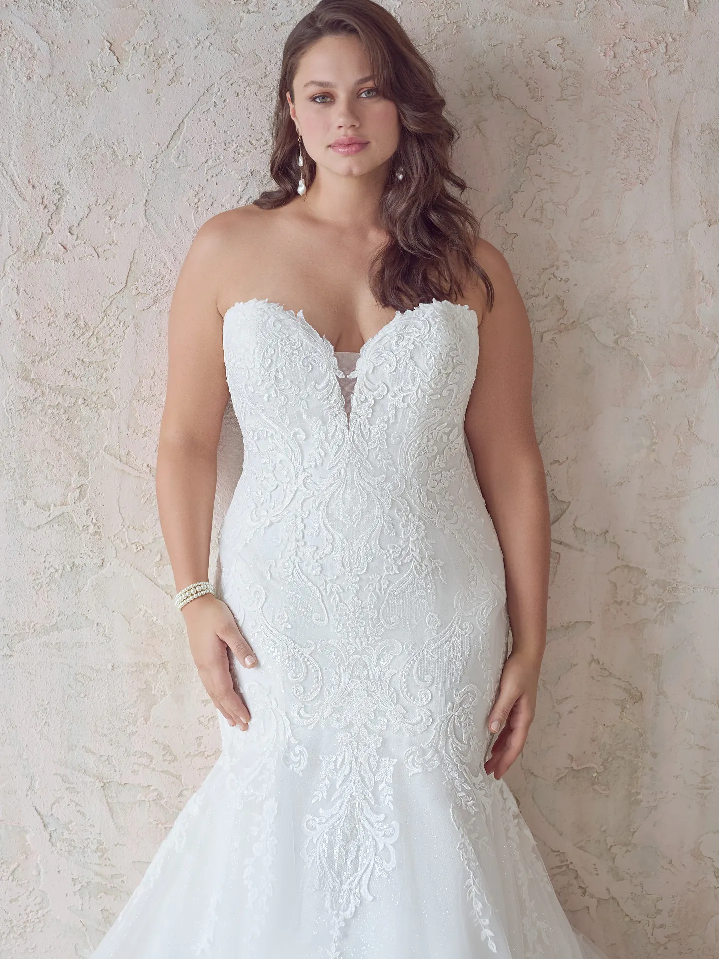 Maggie Sottero Fit and Flare Wedding Dress Toccara 22MS974A01 Alt3