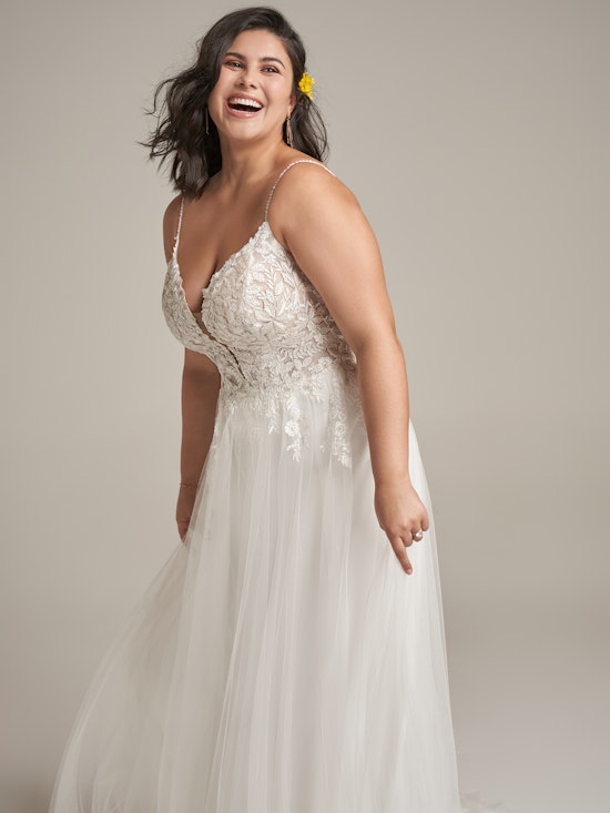 Rebecca Ingram A Line Wedding Dress Claudette 22RS984A01 Alt2