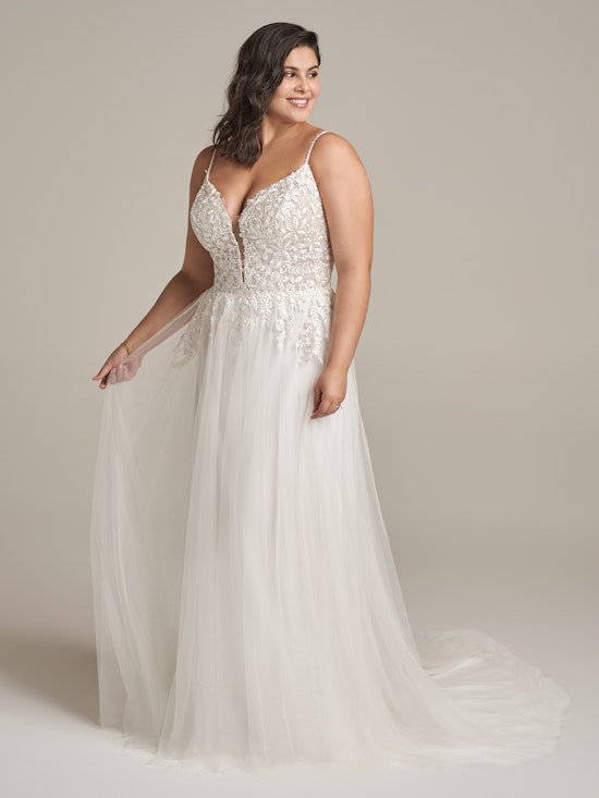 Rebecca Ingram A Line Wedding Dress Claudette 22RS984A01 Alt7