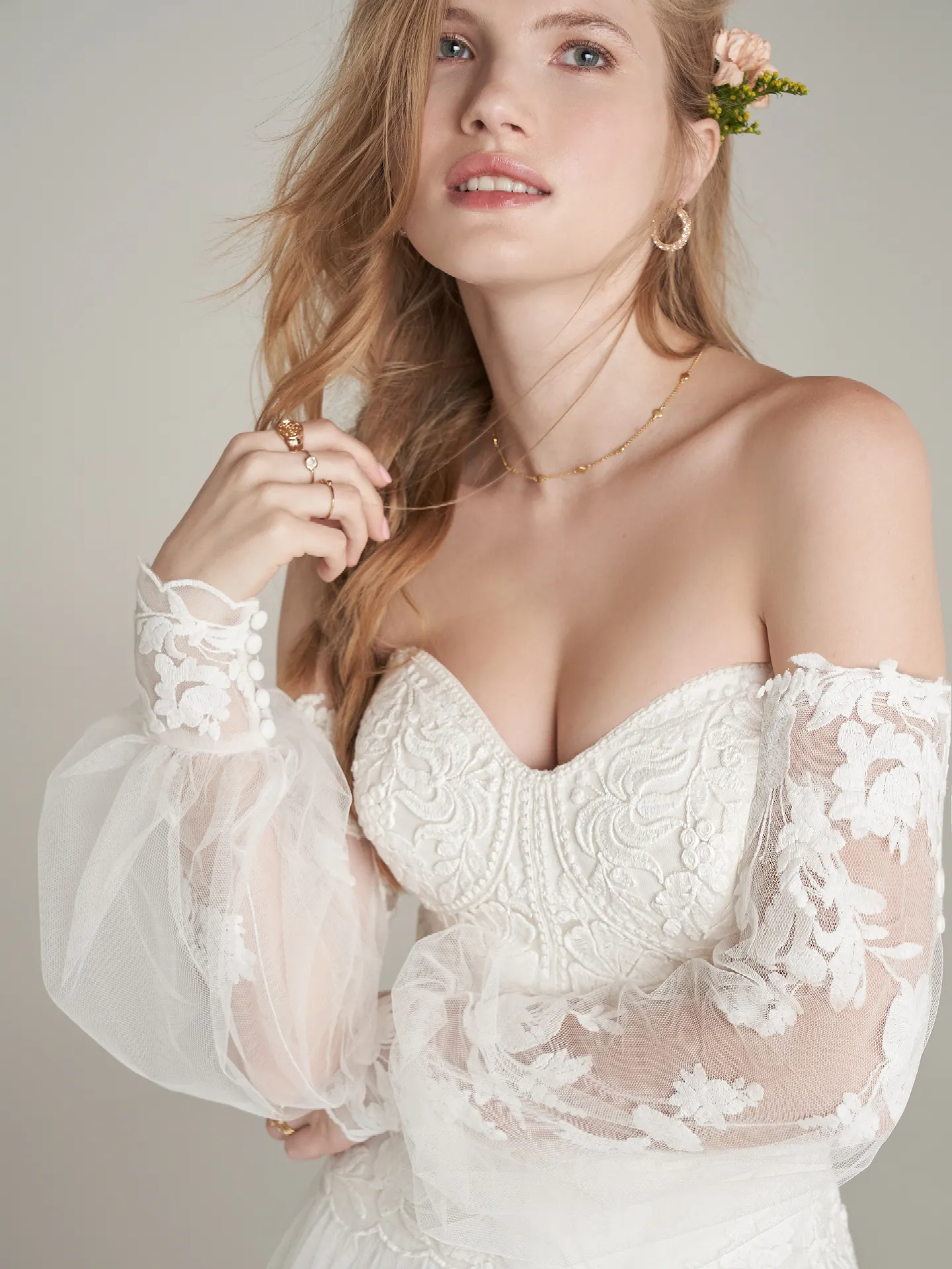 Rebecca Ingram Sheath Wedding Gown Elouise 22RW980A01 Alt1