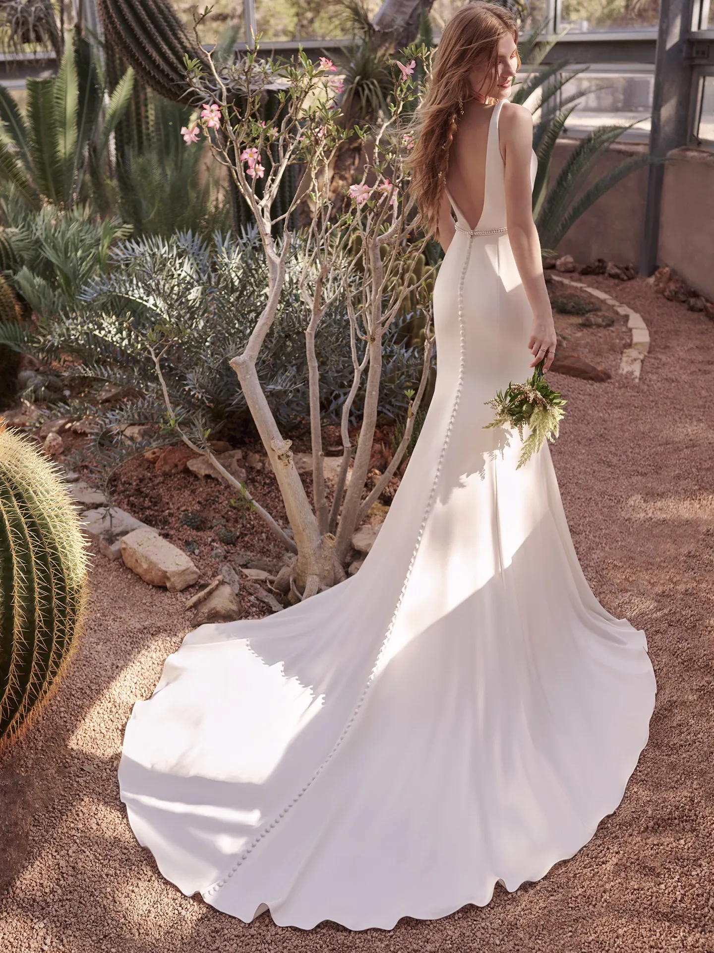 Rebecca Ingram Sheath Wedding Dress Jakayla 22RN910A01 PROMO4