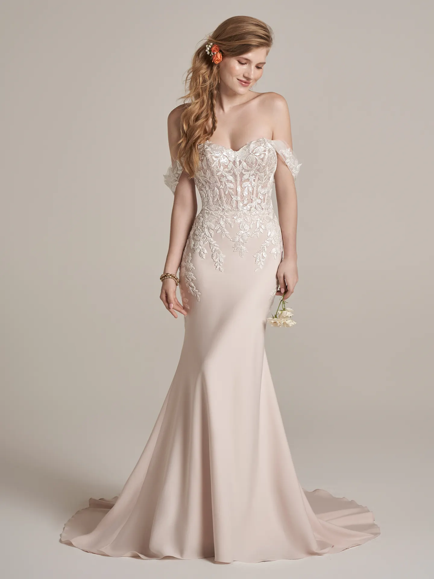 Rebecca Ingram Sheath Wedding Dress Lily 22RN973A01 Alt4
