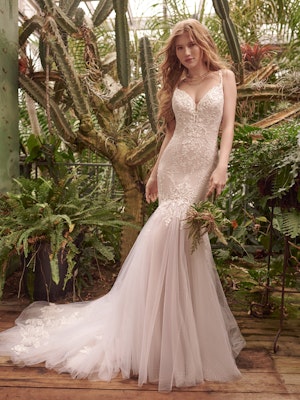 Rebecca Ingram Mermaid Wedding Dress Wendi 22RC600A01 PROMO1