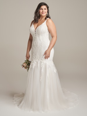 Rebecca Ingram Mermaid Wedding Dress Wendi 22RC600A01 Alt2
