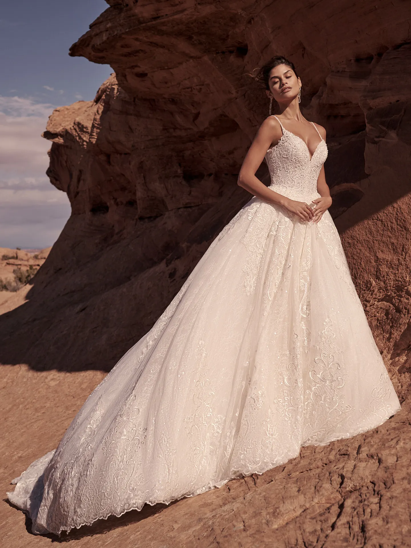 Sottero and Midgley Ball Gown Wedding Dress Blaire 22SV989A01 PROMO1