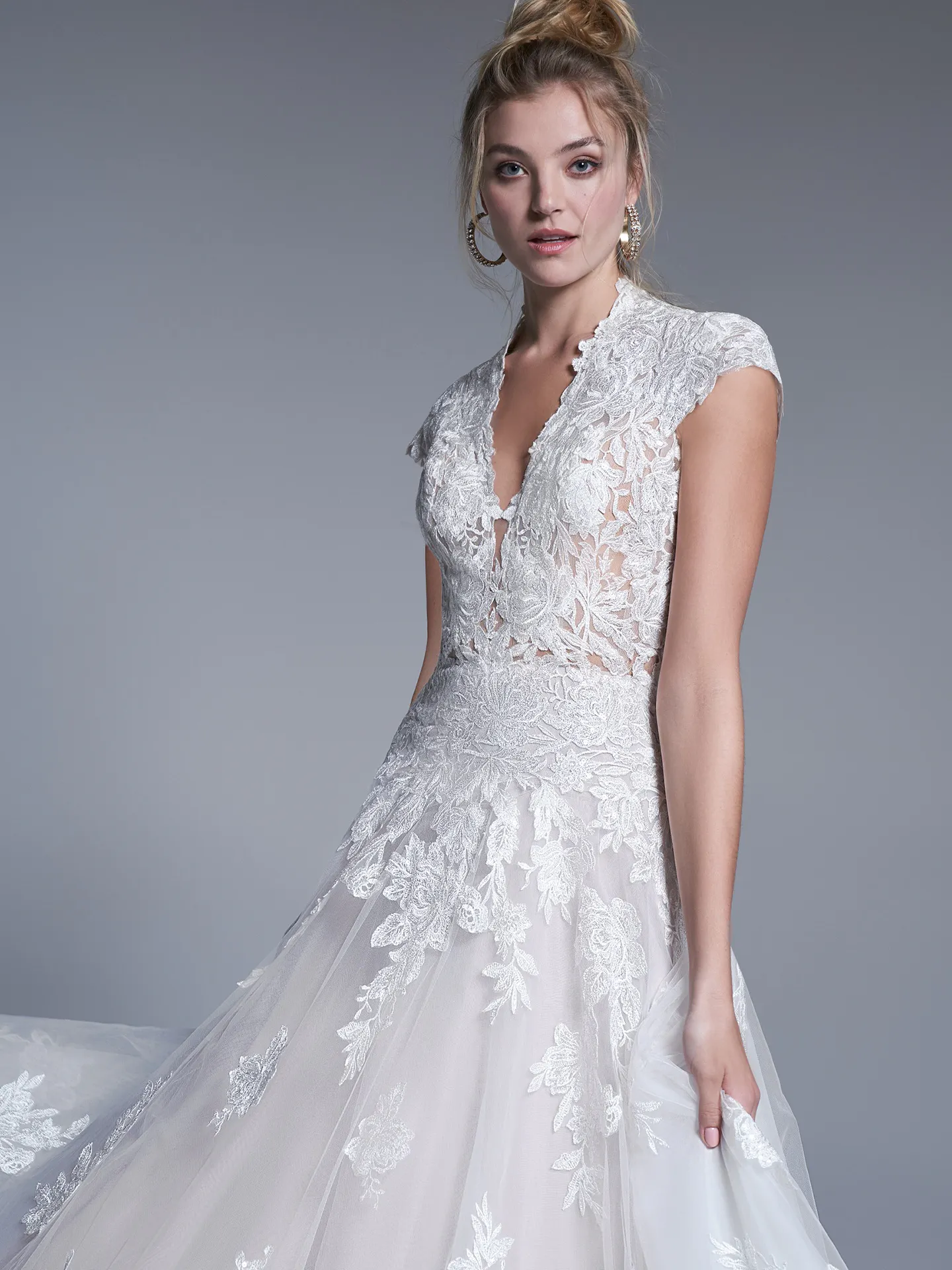 Sottero and Midgley A Line Wedding Dress Kingsley 22SC996A01 Alt5