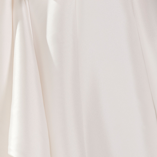Margot Vintage-Inspired Backless Mikado Wedding Dress