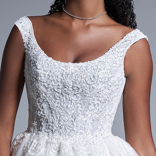 Sottero and Midgley Zachary 22SV959A01 Ball Gown Wedding Dress bp03_Neckline