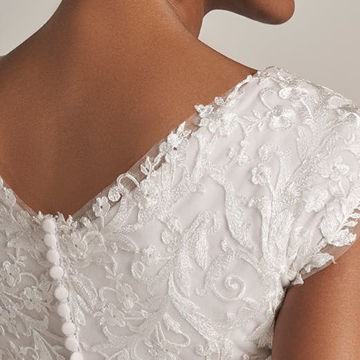 Rebecca Ingram Faustine Leigh 21RT845B01 Fit and Flare Wedding Dress bp04_BackBodice