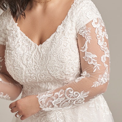 Rebecca Ingram Shauna Leigh 22RK526B01 A Line Wedding Dress bp05_Sleeve