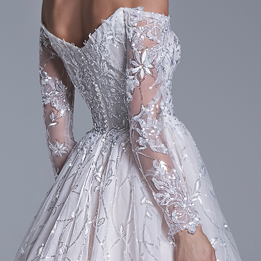 Sottero and Midgley Seneca 22SS990A01 Ball Gown Wedding Dress bp05_Sleeve