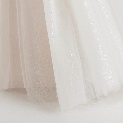 Barbara Lynette V-Neck Floral Lace Plus-Size Bridal Dress