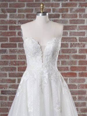 Maggie Sottero Britney 22MC932A01 A Line Wedding Dress Color1